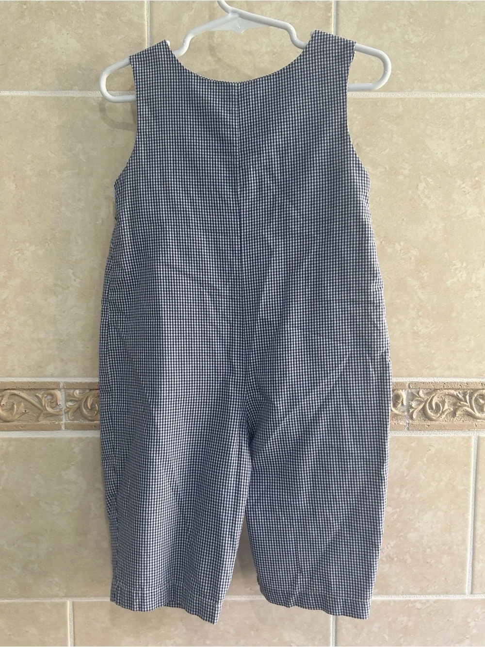 Royal Child Smocked Football Longall Navy